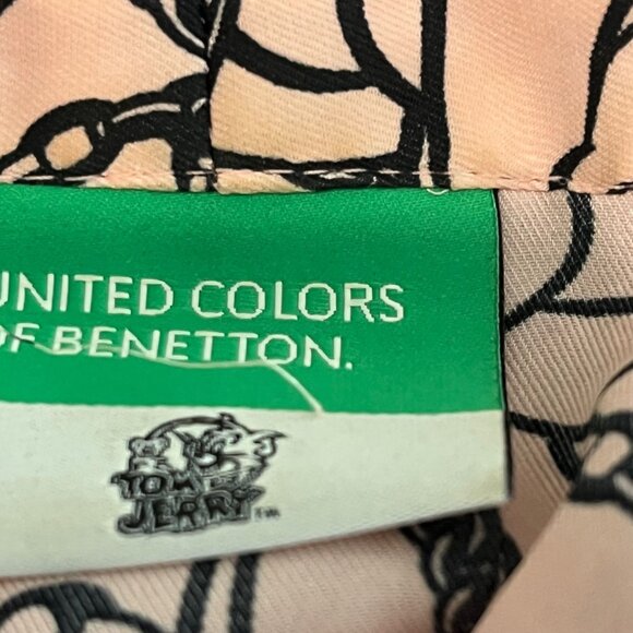 Rare Italian UNITED COLORS OF BENETTON Blouse Tom and Jerry Collab Size XS - Picture 8 of 9
